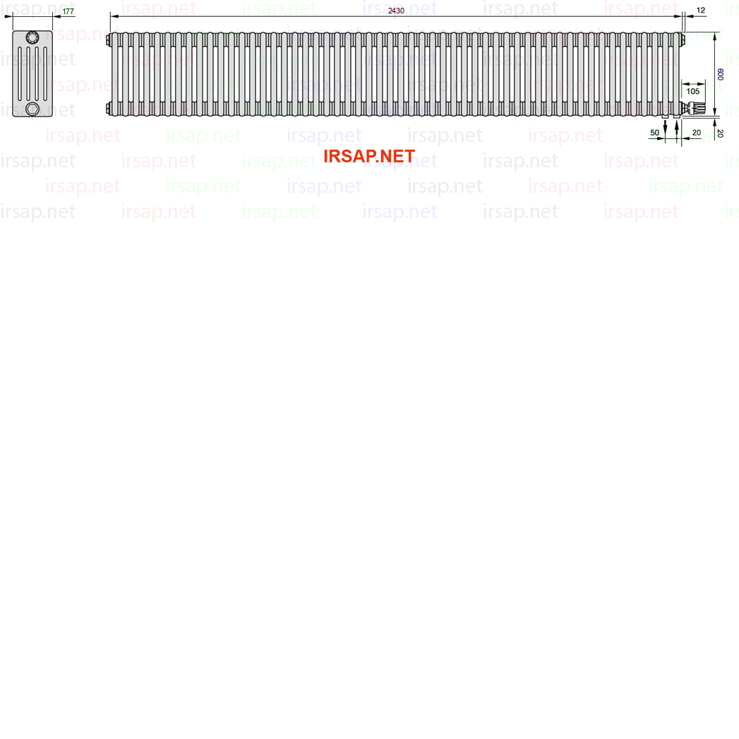 Радиатор IRSAP Tesi 50600/54 T26 CL 01